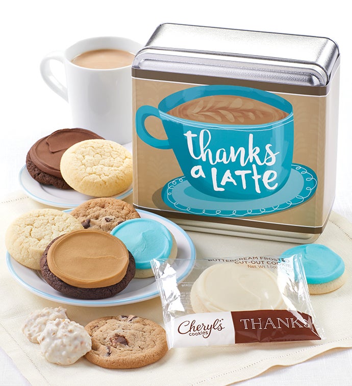 Thanks a Latte Treats Tin